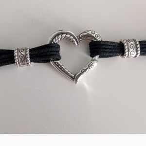 Brighton Silver Heart Bracelet